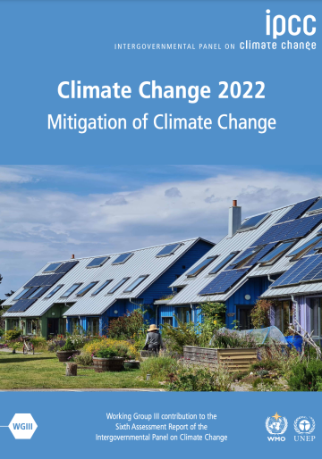 Climate Change 2022: Mitigation of Climate Change